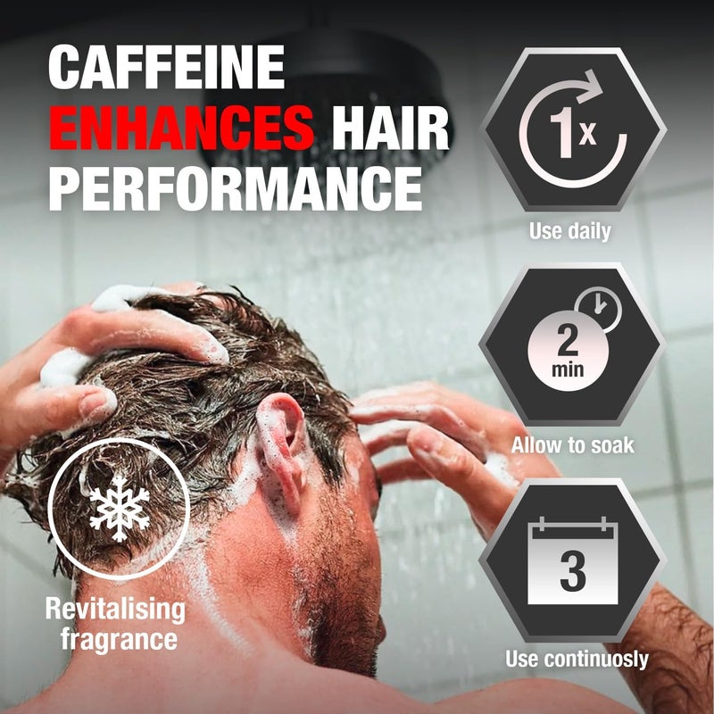 Alpecin C1 Caffeine Shampoo 20.28 fl oz I Hair Performance Enhancer I Promotes Natural Hair Growth and Thickness I Energizes Scalp 600mL 1 Pack - Image 3
